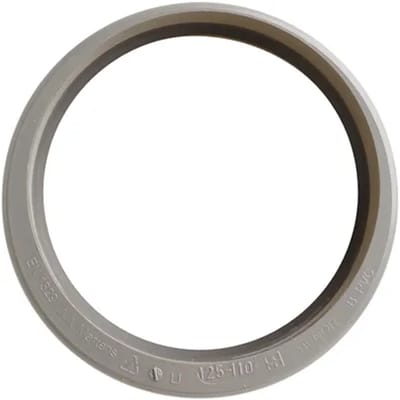 Martens Verloopstuk Lijm - Grijs - Ø 125 + 110 mm
