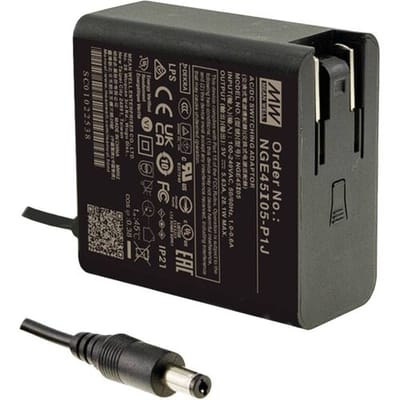 MEAN WELL NGE45I24-P1J Stekkernetvoeding, vaste spanning 45.1 W