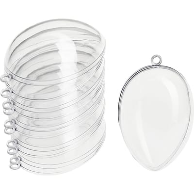 VBS Acryl ei, 6 cm, 6 stuks