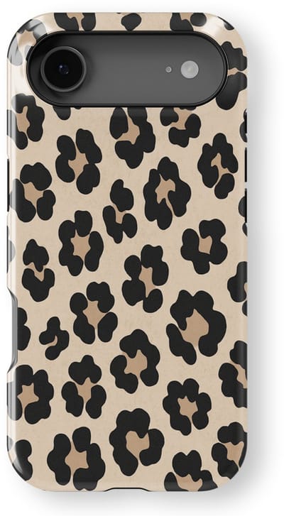 DripCase Luipaard Hoesje geschikt voor iPhone 17 Air | Backcover met Mag | Hoesje met Dierenprint geschikt voor iPhone 17 Air Leopard Light