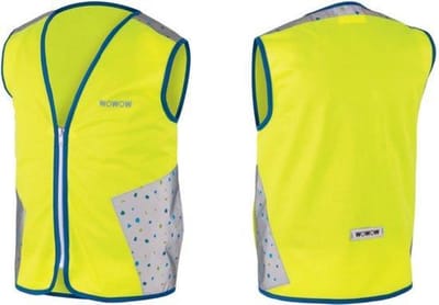 WOWOW Terrazo jacket - veiligheidshesje kind - EN 1150 certificaat - Small