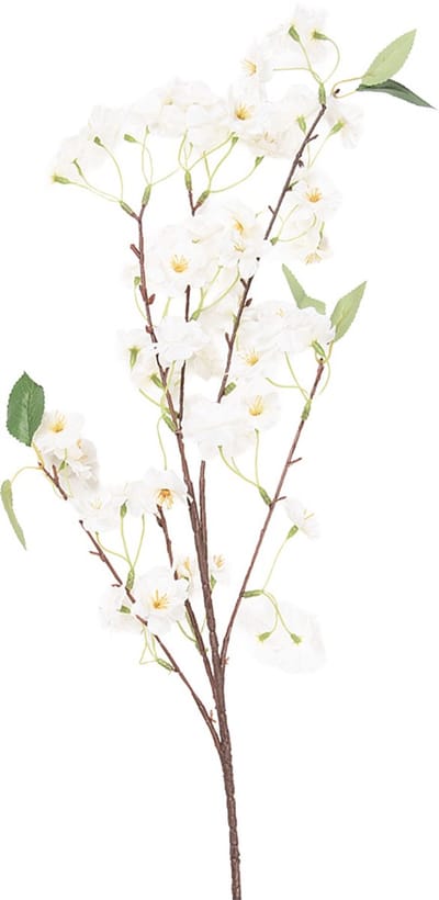Clayre & Eef Kunstbloem 90 cm Wit Kunststof