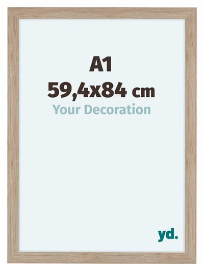 Your Decoration - Fotolijst A1 59,4x84 cm - MDF - Eiken Licht - Como
