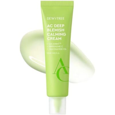 DEWYTREE AC Diep Kalmerende Spot Care Crème 60ml K-Beauty Verzachtende Acne Verzorging Hydraterende Crème