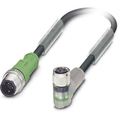 Phoenix Contact 1694907 Sensor/actuator connector, geassembleerd M8 Aantal polen (sensoren): 3 Stekker, recht, Bus, recht 1.50 m 1 stuk(s)