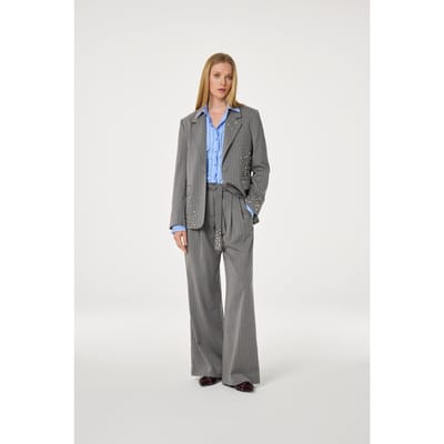 Fabienne Chapot Keaton Blazer Grey Melange Maat: 34 | Blazers Outlet | Dames | Grijs
