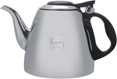 Roestvrijstalen Waterkoker - Theepot Fornuis - Koffie Thee Maken - Verdikte Bodem - 1.2 Liter - Zilver
