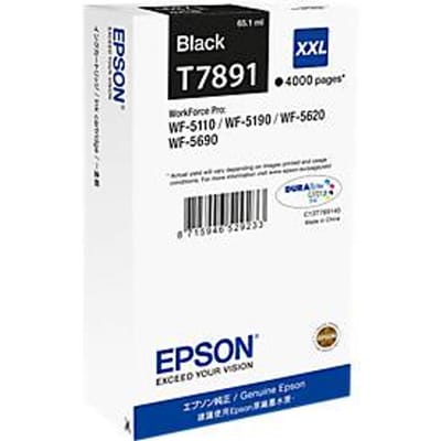 Epson T7891 inktcartridge zwart extra hoge capaciteit (origineel)