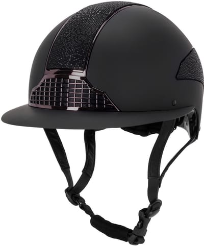 QHP - Veiligheidscap Detroit Polo Visor - Zwart - 51-55