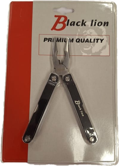 Multitool Black Lion Medium zwart handvat 14 functies
