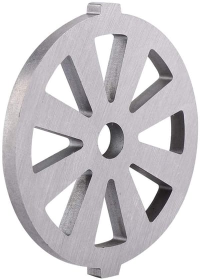 Dailygoody - Elektrische Vleesmolen Onderdelen - Vleesmolen Mes en Plaat - Veilig en duurzaam - 7Mm Gat - Vleesmolen Accessoires - Perfect voor snel g