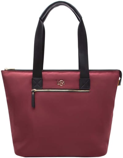 L.CREDI shopper schoudertas Phelina Shopper Wine wijnrood