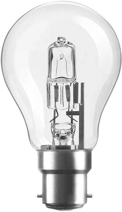 Modee B22 Halogeen Lamp Dimbaar 28W ECO - 370lm - 2700K - Warm Wit - ECO Halogeen Globe A55