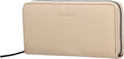 FREDsBRUDER Leren Portemonnee Hendassa Big Wallet Oat Milk Crème