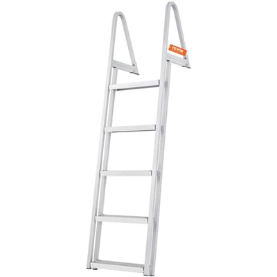 échelle de bain échelle de bateau amovible 5 marches capacité de charge 159 kg 610x455x1825 mm