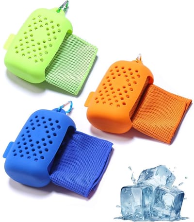 longziming -Koelhanddoek - Koeldoek - Microfiber Handdoek - Directe Verdampingskoeling - Antibacteriële Bescherming - Premium Microfiber - Hypoallergeen En Zacht - Ideaal Voor Sport En Reizen - 3 Stuks