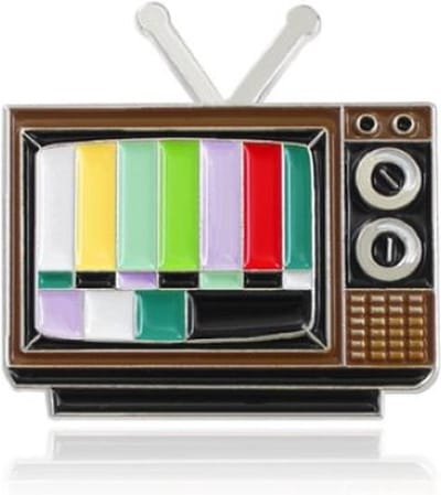 Pin Broche - enamel pin - kledingspeld - Tv standby