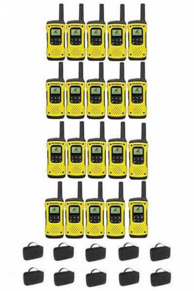 Set van 20 Motorola TLKR T92 H2O IP67 PMR446 Portofoons