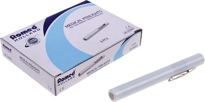 Romed penlight 6 stuks - ooglampjes - penlights - Wit - Kunststof - Voor het checken van de pupil reflex