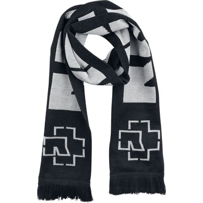 Rammstein Sjaal - zwart-grijs