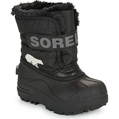 Sorel CHILDRENS SNOW COMMANDER™ BOOT Youth Unisex Little Snowboots - Black, Charcoal - Maat 27