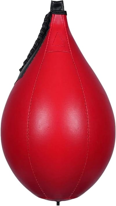 Boksbal om op te hangen - Speedball PU-leer - Snelheid en reflexen trainen - Robuust duurzaam materiaal