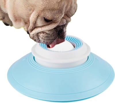 Lick Bowl voor honden, likkende mat voor honden, licking-mat, behandelingsdispenser, interactieve anti-slip-snuif-dierenspeelgoed voor kleine en middelgrote puppy's