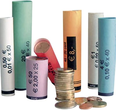 Munthoes Rolpapier - Muntverpakking - Geld Sorteren - Gesorteerd Euro - 80 Stuks