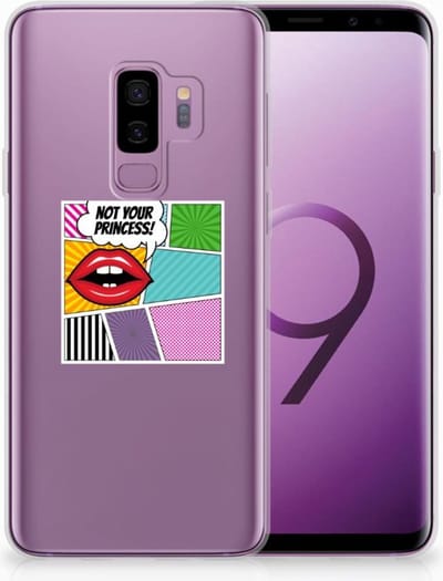 Samsung Galaxy S9 Plus Silicone Back Cover Popart Princess