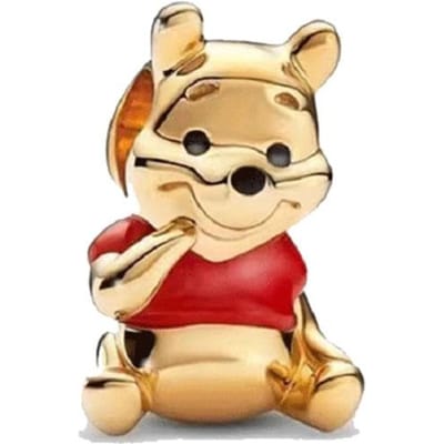 100% Koper Dumbo Luchtballon Bedel Kralen Geschikt Voor Pandora Originele Armband DIY Sieraden Maken beige