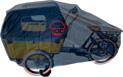 COVER UP HOC Vogue E-Bike Carry 3 Wheel Bakfietshoes zwart - stofvrij / ademend / waterafstotend - Red Label