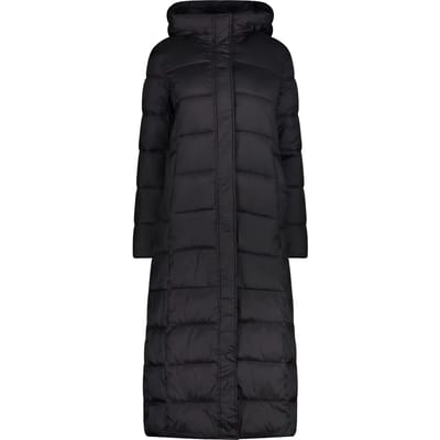 Shiny lange gewatteerde parka met capuchon voor dames CMP