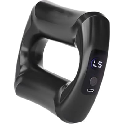 Elektrische Lichaamsfasciaring Fitness Massagering Vibratie Lichaamsvormende Massager Buik Buik Taille Diepe Weefselmassageapparaat zwart