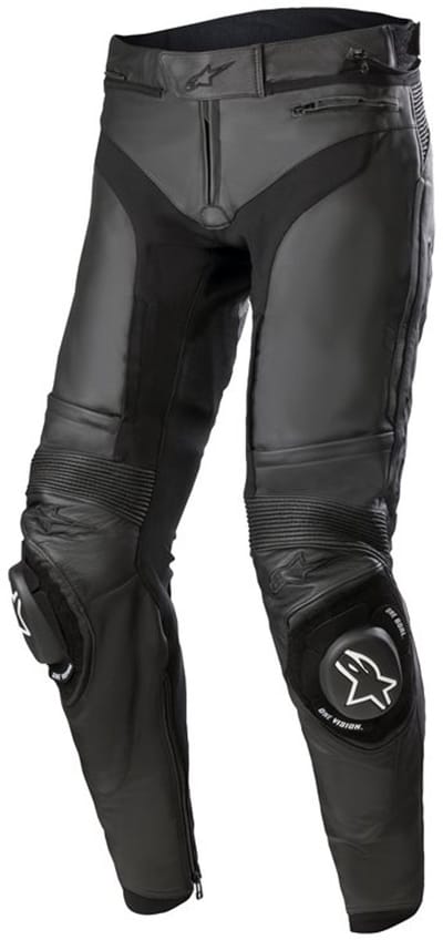 Alpinestars Missile V3 Leren Kort Zwart Zwart Motorbroek - Broek