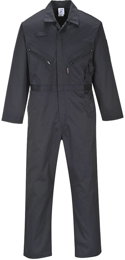 Portwest Liverpool-Rits Overall C813 - Zwart - S
