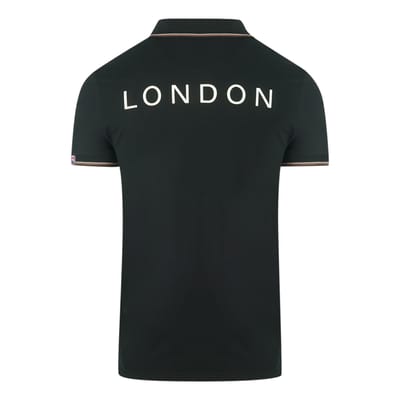 Aquascutum Aldis Crest zwart poloshirt
