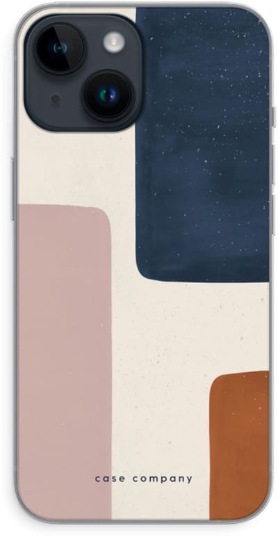 Case Company® - Hoesje geschikt voor iPhone 14 hoesje - Geo #5 - Soft Cover Telefoonhoesje - Bescherming aan alle Kanten en Schermrand