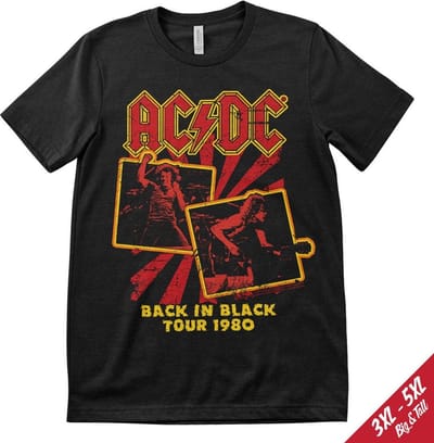 AC/DC Back In Black Tour 1980 T-shirt PS-1-ACDC010-H70-2