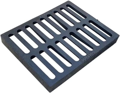 Afvoerrooster Gietijzer - Kanaalrooster Afvoer - Water Snel Afvoeren - Heavy Duty Constructie - 508 cm - Zwart