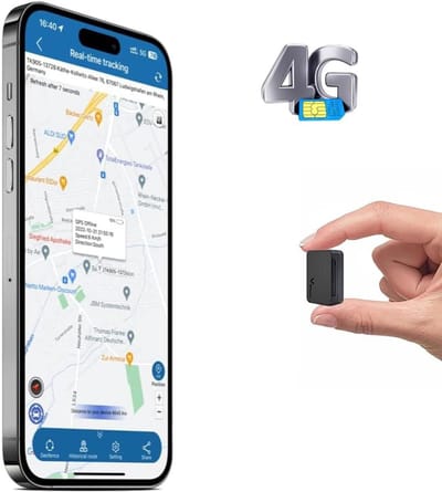 ZMR® GPS Tracker Fiets - GPS Tracker Kind - GPS Tracker Hond - Zwart - 6cm x 4cm x 3cm
