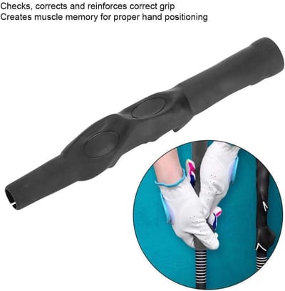 Grip Rubber Swing Praktijk Handvat Golf Training Aid Golf Accessoire (zwart) - Verbeter je golfspel met deze Golf Training Grip .