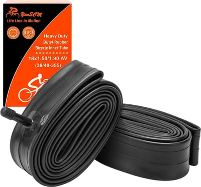 2x Verdikte Binnenbanden Fiets 18 Inch AV32mm 18x1.50 tot 1.90