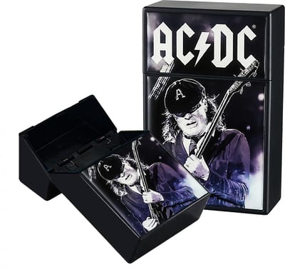 AC/DC Sigarettendoosje Gitaarlegende - Sigaretten Box - Weerbestendig - 20 Sigaretten