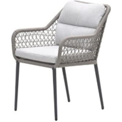 Garden Impressions Toledo dining fauteuil carbon black - valley sand