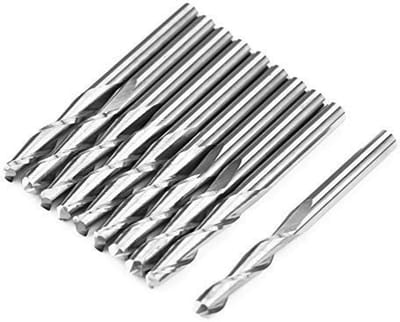 Dailygoody - Frezen Set - Houtbewerking - Dubbele Fluit - Bits - Wolfraam Staal - Precisie Gereedschap - Geschikt voor Houtbewerking