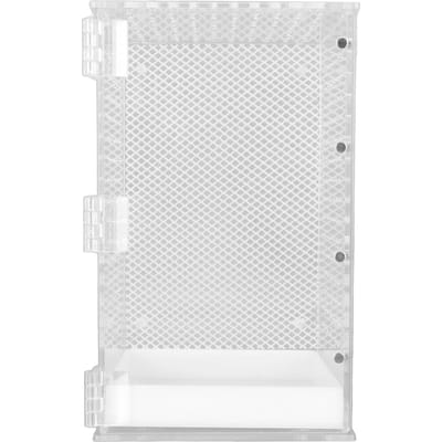 Reptiel Terrarium Tank Acryl Zeer Transparant Helder Habitat Tank voor Luipaardgekko Slang Kikker M Medium white