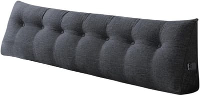 Groot Driehoekig Rugkussen voor Bed en Bank - Comfortabel Lees- en Slaapkussen