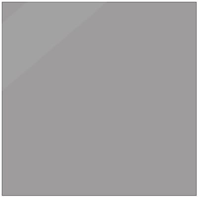 Blanco sticker glans grijs, vierkant, beschrijfbaar 400 x 400 mm