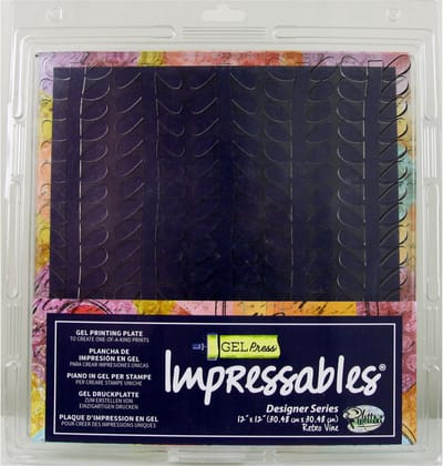 Gel Press Drukplaat - Gel - Klimplant - 30,48 x 30,48 cm