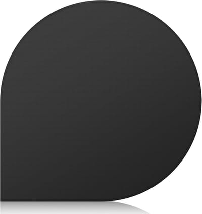Vuurvaste haardmat 100 x 100 cm - Bescherm vloer en terras tegen vonken - Antislip en eenvoudig te reinigen